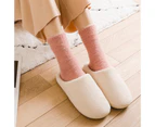 1 Pair Warm Keeping More Thicken Women Socks Coral Fleeve Practical Ultra-soft Winter Socks for Daily Wear-Pink - Pink