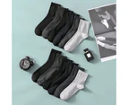 5 Pairs Spring Summer Men Socks High Elasticity Anti-friction Sweat-absorbent Socks for Sports-Mix Color - Mix Color