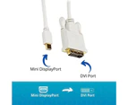 15CM Mini Displayport DP to DVI 24+1 Cable Converter 60Hz 1080P 3D Support VCOM