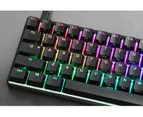 Vortex Poker 3 60% RGB Backlit 61 Keys Compact Mechanical Gaming Keyboard Cherry MX Red Linear Switch