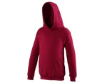 Awdis Kids Unisex Hooded Sweatshirt / Hoodie / Schoolwear (Red Hot Chilli) - RW169