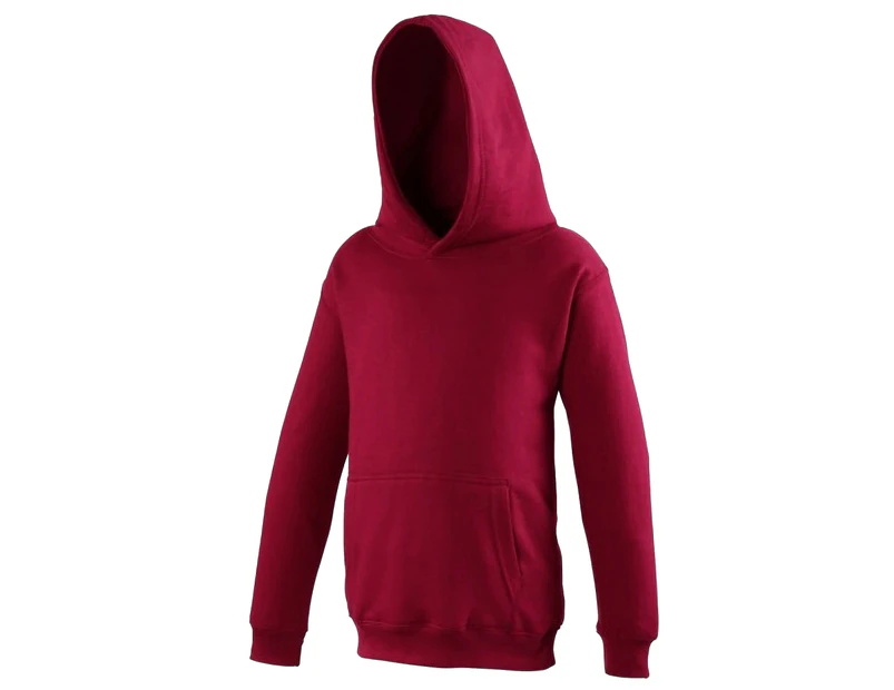Awdis Kids Unisex Hooded Sweatshirt / Hoodie / Schoolwear (Red Hot Chilli) - RW169
