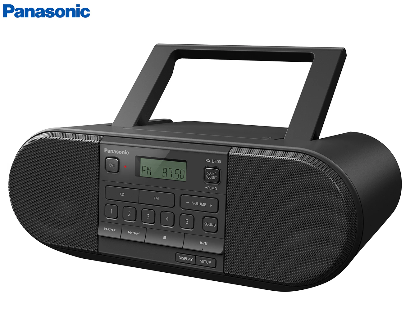 Panasonic RX-D500 Powerful Portable FM Radio & CD Player