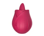 Miraco Rose Vibrator Clitoral Licking Real Tongue Massager Clit Stimulator Red