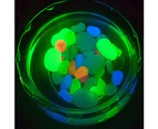 10Pcs Luminous Glowing Artificial Stone Aquarium Fish Tank Bonsai Garden Decor-Multicolor