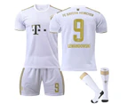 Lewandowski #9 Jersey Bundesliga Bayern Munich 202223 Men's Soccer T-shirts Jersey Set Kids Youths