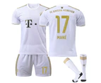 Mane #17 Jersey Bundesliga Bayern Munich 202223 Men's Soccer T-shirts Jersey Set Kids Youths