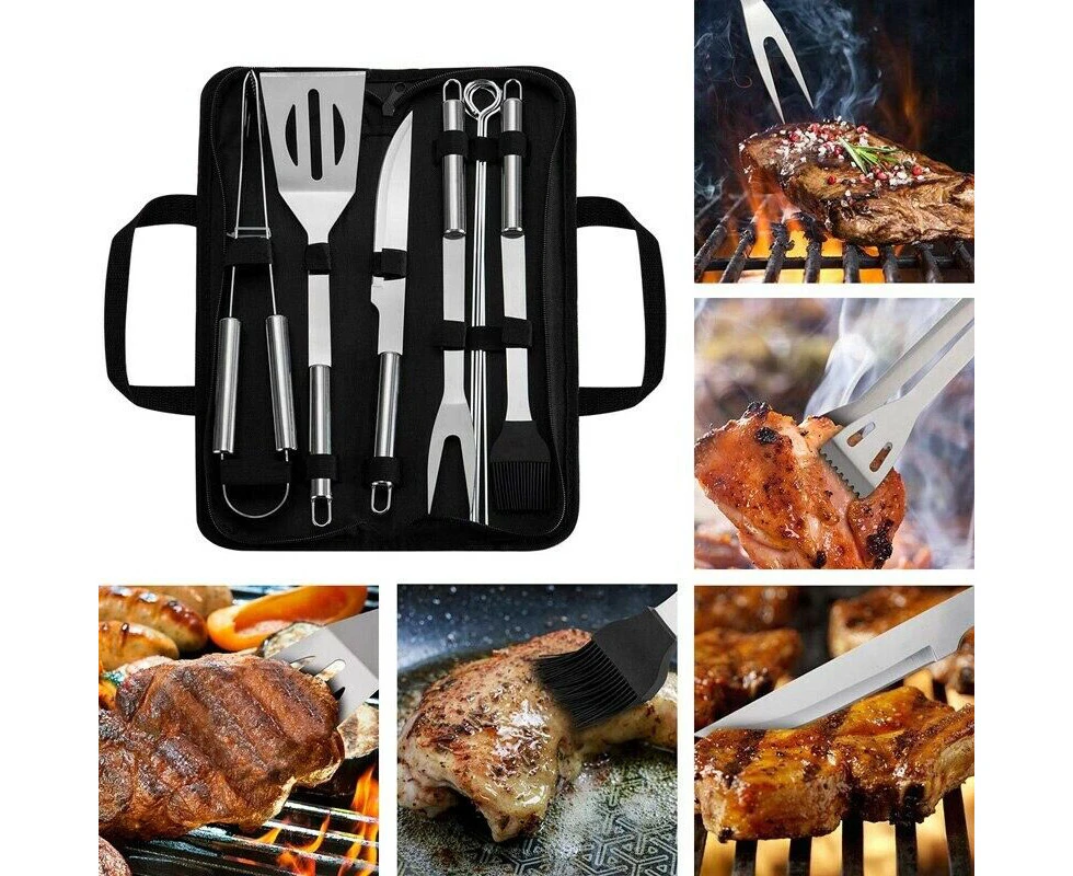 Grilling Accessories BBQ Grill Tools Set, Stainless Steel Barbecue Grill Tools Kit,Perfect BBQ Tools for All Your Grilling Needs-18