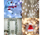 Christmas Lights,Christmas Snowflake String Lights 80 LED Fairy Lights