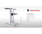 8 in 1 Boxing Rack Stand Multi Function Home Gym Station - 40kg Blk Punching Bag