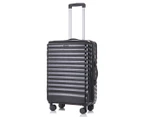 Atlas Riviera 3-Piece Hardside Spinner Luggage/Suitcase Set - Black