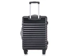 Atlas Riviera 3-Piece Hardside Spinner Luggage/Suitcase Set - Black