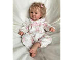 NPK 50CM Soft and Full Body Silicone Reborn Toddler Girl Doll Maddie Soft 3D Skin Multiple Layers Painting Visible Veins