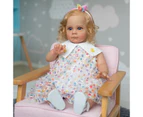 NPK 60CM Handmade High Quality Reborn Toddler Maggie Detailed LifelikeHand-rooted hair Collectible Art Doll