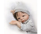 NPK reborn doll with soft real gentle  touch  with full vinyl body and real boy gender touch gift for kids