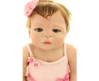 NPK reborn baby toy dolls 22&quot;57cm soft silicone vinyl reborn baby girl dolls bebes reborn bonecas play house plamates for girls