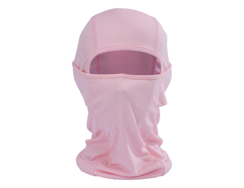 1/2Pcs Winter Cycling Skiing Neck Balaclava Cover Face Head Warmer Scarf Hat-Pink