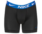 Nike Men's Dri-FIT Essential Micro Boxer Briefs 3-Pack - Black/Multi