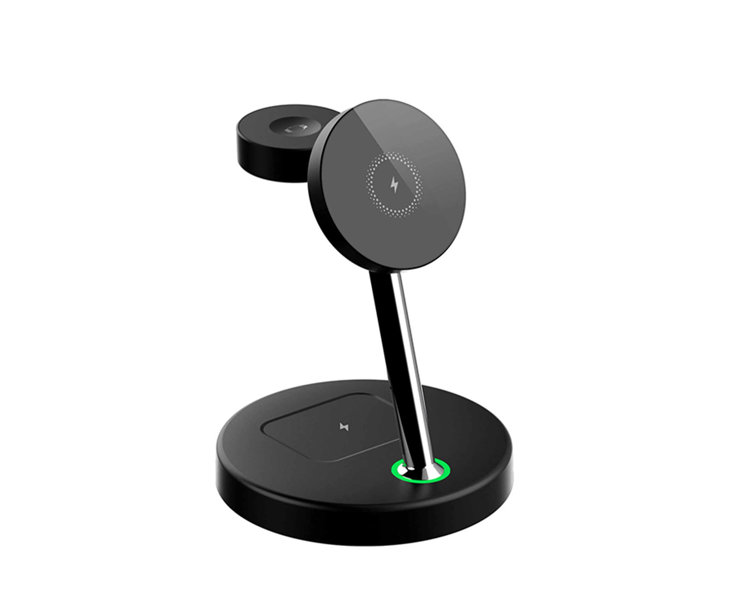 Chargecore 3-in-1 Wireless Charging Station For Smartwatch/Phone/Buds Black