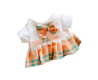 1Set Doll Dress Portable Delicate Fabric Doll Green Uniform Dress for Kids-21#