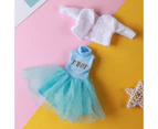 1Set Doll Tops Pants Delicate Imagination Development Compact Fashion Handmade 1/6 Doll Clothes for Game-9#