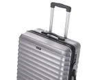 Atlas Riviera 3-Piece Hardside Spinner Luggage/Suitcase Set - Grey