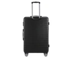 Atlas Island 3-Piece Hardside Spinner Luggage/Suitcase Set - Black