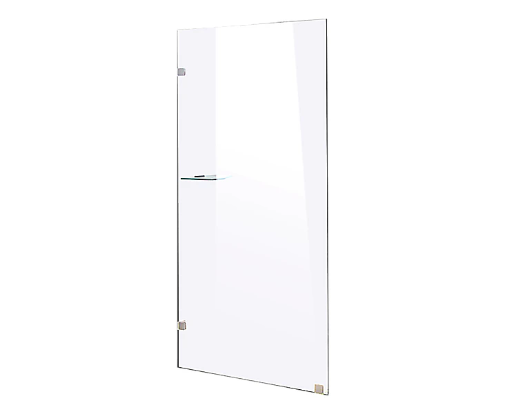 700 x 2100mm Frameless 10mm Safety Glass Shower Screen