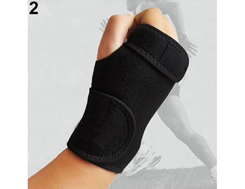 Breathable Carpal Tunnel Splint Wrist Support Bracer Arthritis Sprain Strain Glove-Right Wrist Support