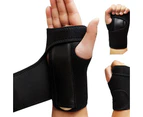Breathable Carpal Tunnel Splint Wrist Support Bracer Arthritis Sprain Strain Glove-Left Wrist Support