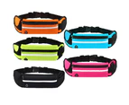 Multi-Function Unisex Running Exercise Storage Pouch Bag Sports Waist Fanny Pack-Black