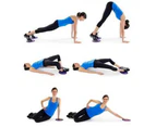 1Pc Fitness Exercise Gliding Disc Sliding Plate Slider Equipment for Yoga Gym-Blue