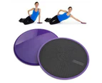 1Pc Fitness Exercise Gliding Disc Sliding Plate Slider Equipment for Yoga Gym-Black