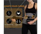 Women Weight Loss Body Shaper Workout Corsets Tummy Control Waist Shapewear-XL
