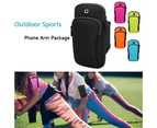 Multi-function Outdoor Running Phone Holder Arm Bag Sport Training Accessory-Rose-Red