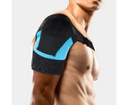 Shoulder Support Adjustable Strap Effective Lightweight Recovery Shoulder Brace for Gym-Blue