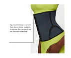 Corset Waist Belt Stretchy Multi-functional Skin-friendly Silver Ion Coating Waist Trainer Body Shaper Belt for Girl-Blue