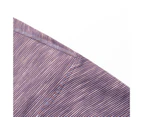 Soft Sport Leggings Skinny Trousers Striped Design Yoga Pants for Sport-Purple