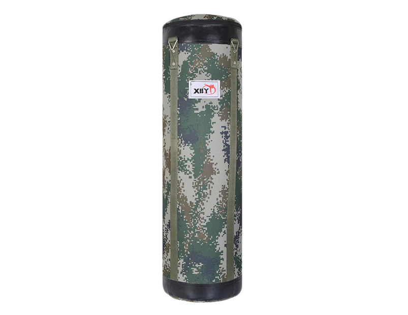 Canvas Boxing Bag Hanging Design High Strength Good Toughness Empty Punching Bags for Gym -Camouflage