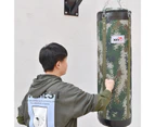 Canvas Boxing Bag Hanging Design High Strength Good Toughness Empty Punching Bags for Gym -Camouflage