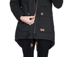Trespass Womens Clea Waterproof Padded Jacket (Black) - TP3067