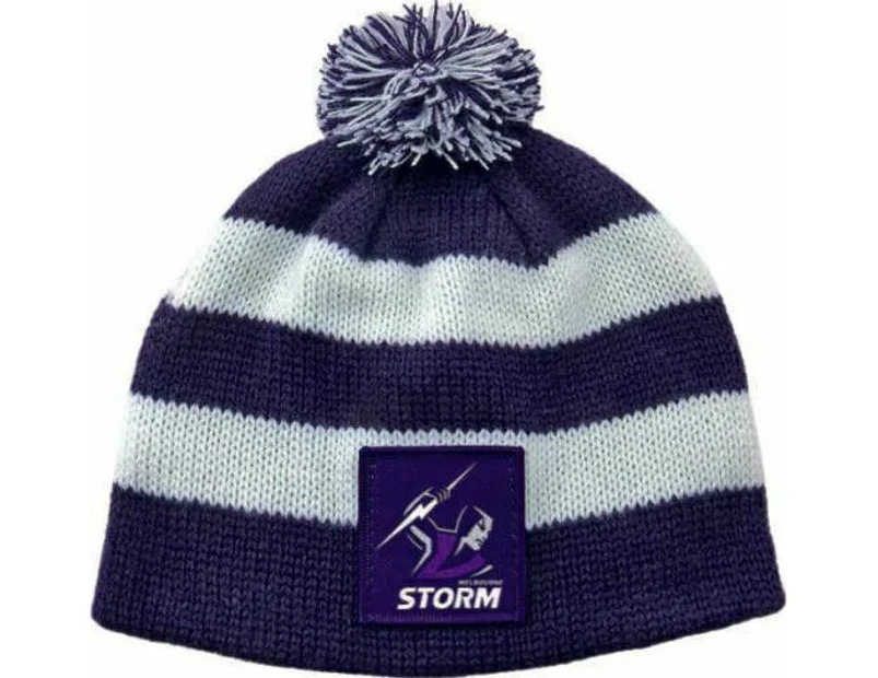 NRL Infant Beanie - Melbourne Storm - Warm - Winter Hat - Kids