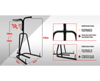 Boxing Punching Bag Rack - Boxing Stand - Black Rack + Speed Ball