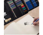 Nnedsz 72pcs Professional Drawing Artist Kit Set Pencils And Sketch Charcoal Art Tools