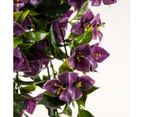 Nnedsz Hanging Artificial Bougainvillea Plant Purple Uv Resistant 90cm