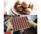 48-Capacity Non Stick Silicone Macaron Baking Mat, Non-Stick Silicone Macaron Baking Mold Set,Capacity Macaroon Kit with Cake Decorating Supplies