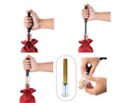 Wine Opener with Foil Cutter Gift Set for Wine Lovers |Wine Pump Air Pressure Wine Bottle Opener-gold