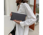 Glitter Clutch Purses for Women Evening Bags &Clutches Flap Envelope - Dark Grey