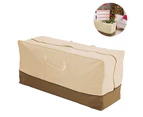 Outdoor Cushion Storage Bag Patio Cushion Cover Storage Bags with Handles Zipper for Christmas Tree Waterproof Furniture Storage Container,152*71*51cm ,Col