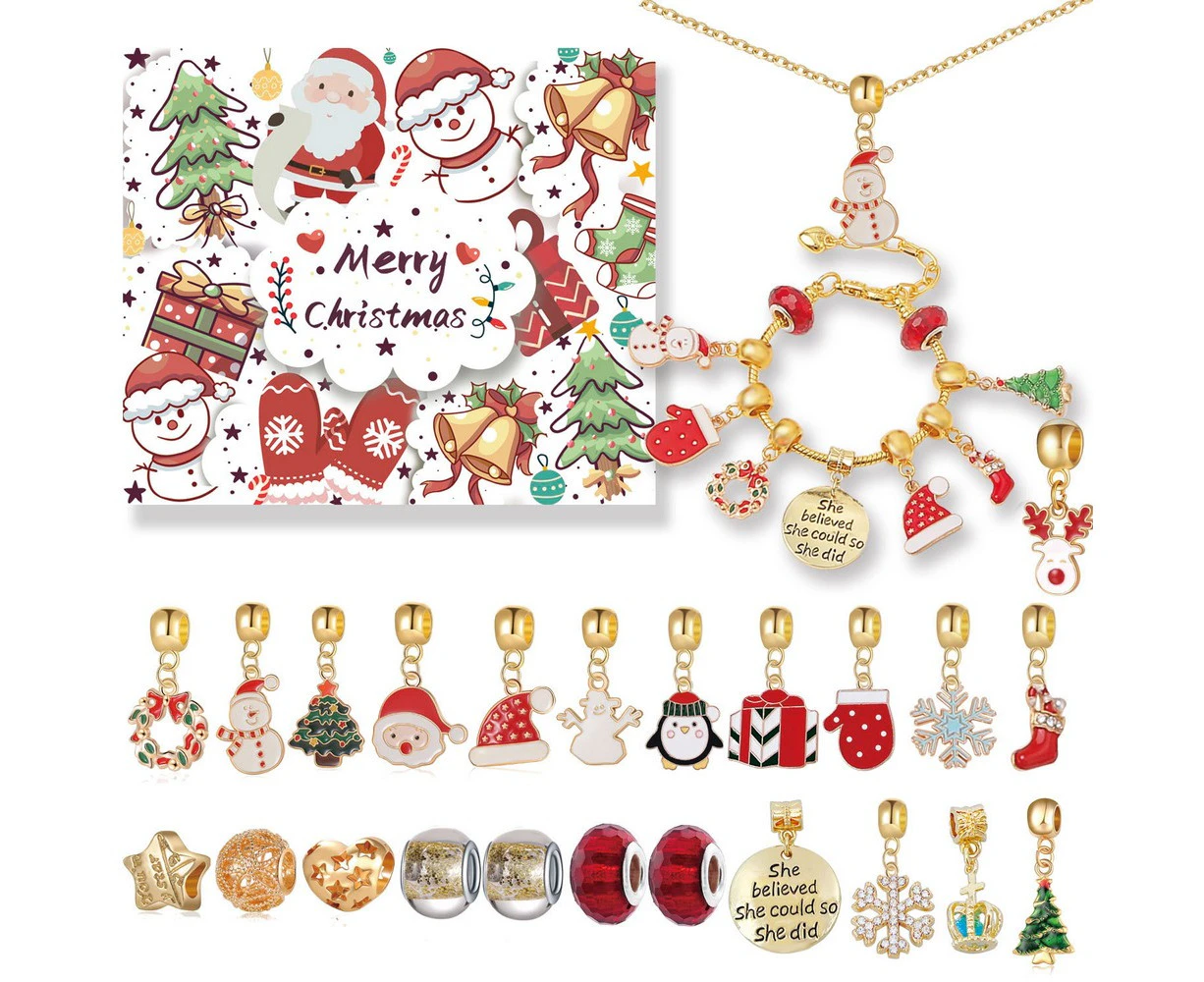 DIY Christmas Bracelet Necklace Advent Calendar - 1pc bracelet and 1pc  necklace | Www.catch.com.au